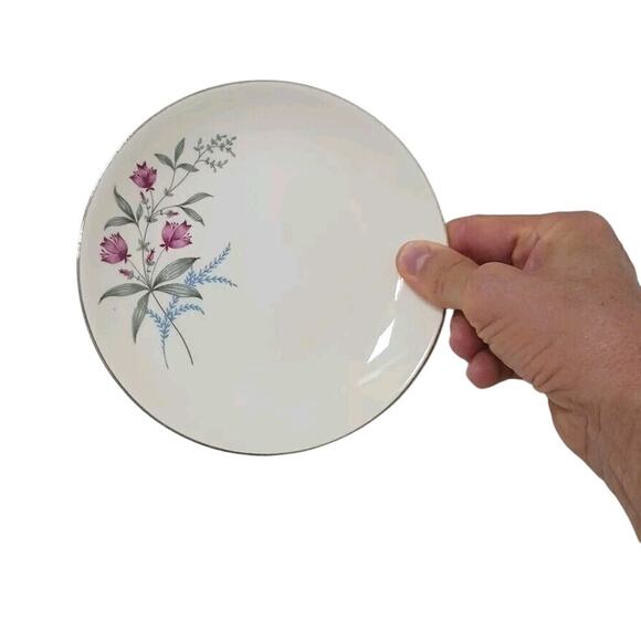 Royal Monarch China Fern Valley 6.5" Dessert Plate Holland MCM VNTG Replacement - Picture 16 of 16